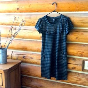 Black and gray dress